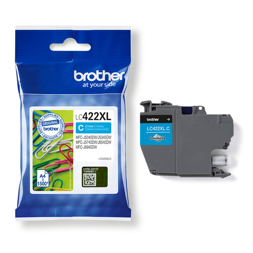 Brother LC-422XLC ink cartridge 1 pc(s) Original Cyan Brother LC-422XLC ink cartridge 1 pc(s) Original Cyan